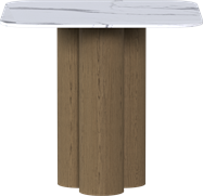 Natural Oak Siena Cafe Table